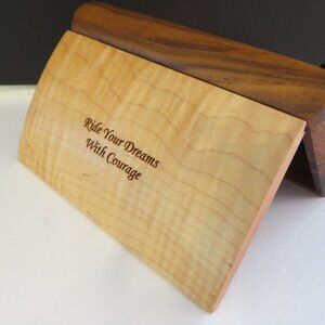 Handmade Curly Maple Trinket Box with Lid